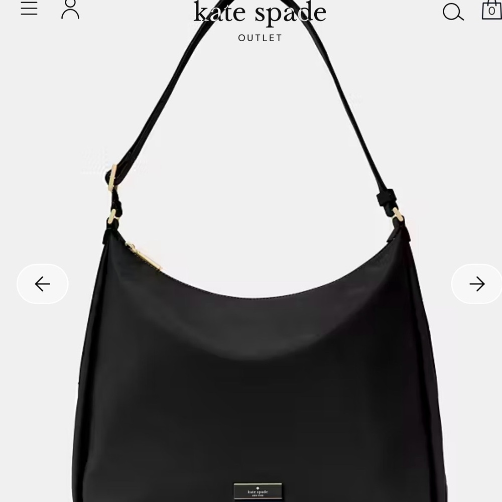 Kate Spade Classic Black Hobo Bag